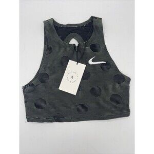 NIKE X OFF WHITE WOMEN'S TOP BRA CU2481-010 WMNS Sz XS NIKELAB TOP